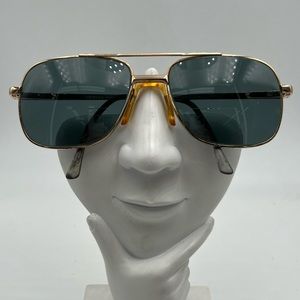 Vintage Firenza Gold Pilot Sunglasses Frames